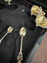 SY & Wagner Silver Salt Cellars – Prince Wilhelm, Emperor Wilhelm II, ca. 1880