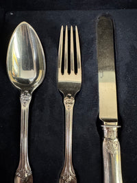 Couverts en argent doré, service Rococo, Empereur Guillaume II