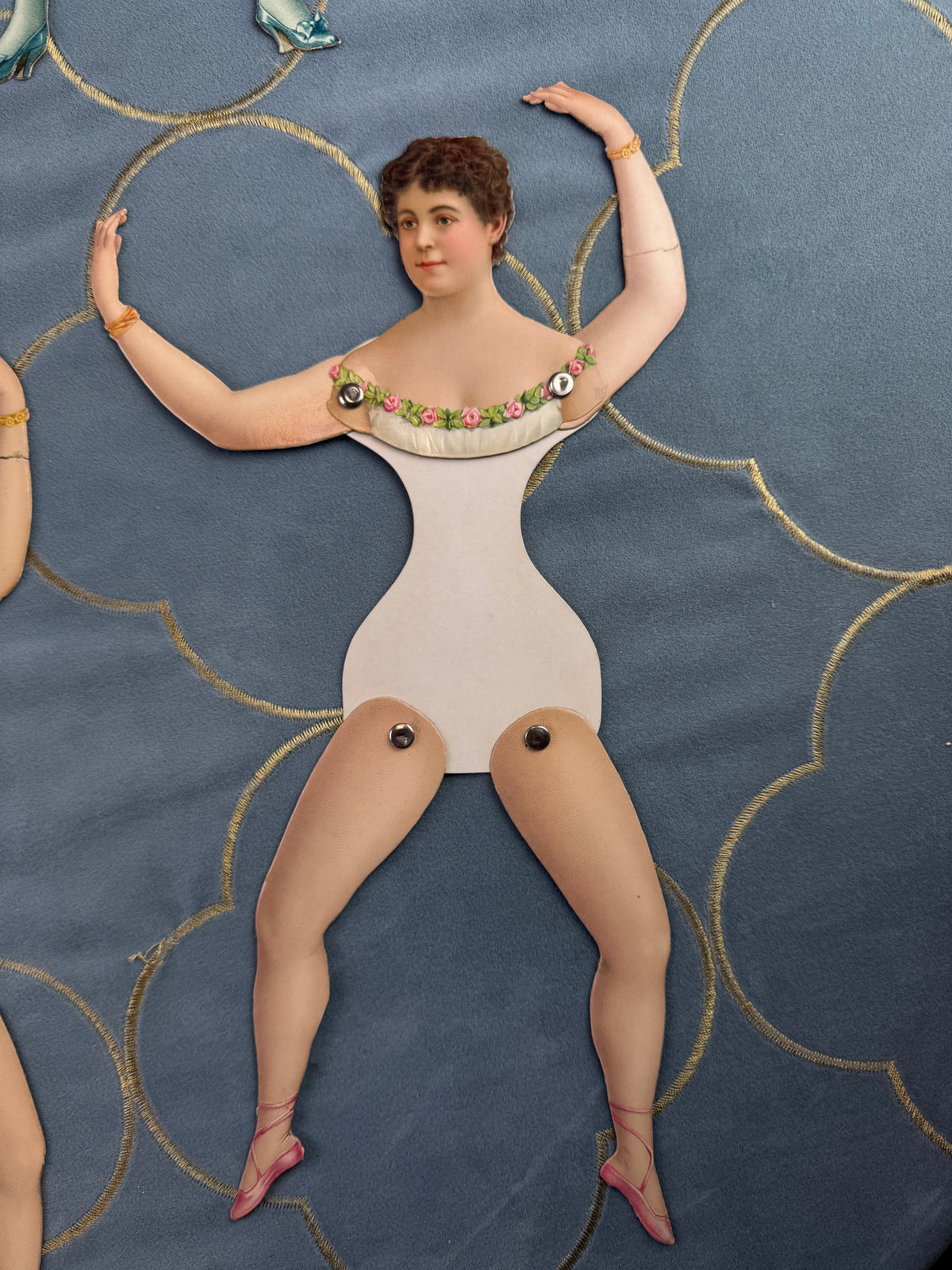 Antike Schnittpapierpuppen, Deutschland, ca. 1890er Jahre