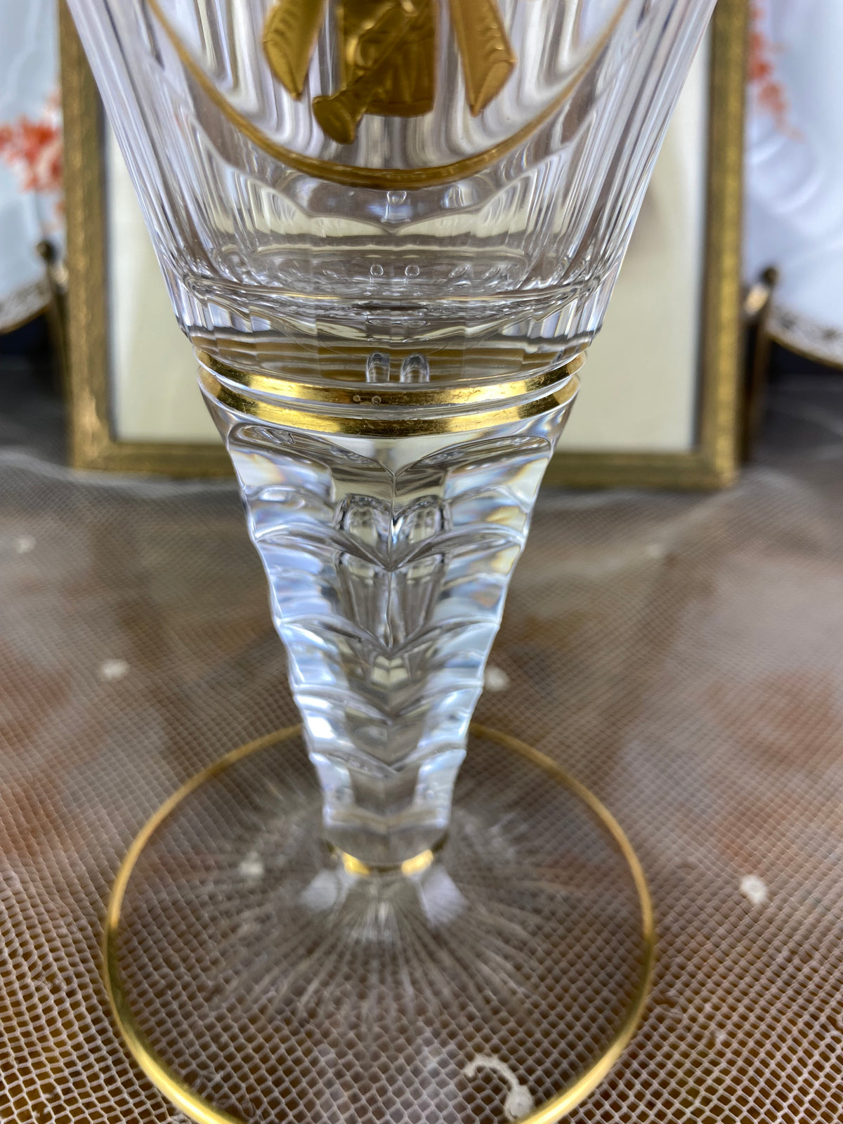 Red Wine Glass, Gräflich Schaffgotsch's Josephinenhütte, Kaiser Wilhelm II, ca. 1912