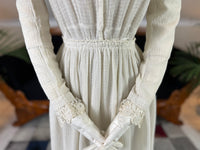 Antikes Crêpe-Baumwollkleid, ca. 1914