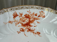Neuosier Large Serving Platter, Kaiser Wilhelm II, ca. 1900