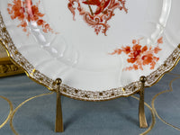 Neuosier dinner plate 1908 – Kaiser Wilhelm II, KPM Berlin, imperial porcelain plate with eagle and FR cipher