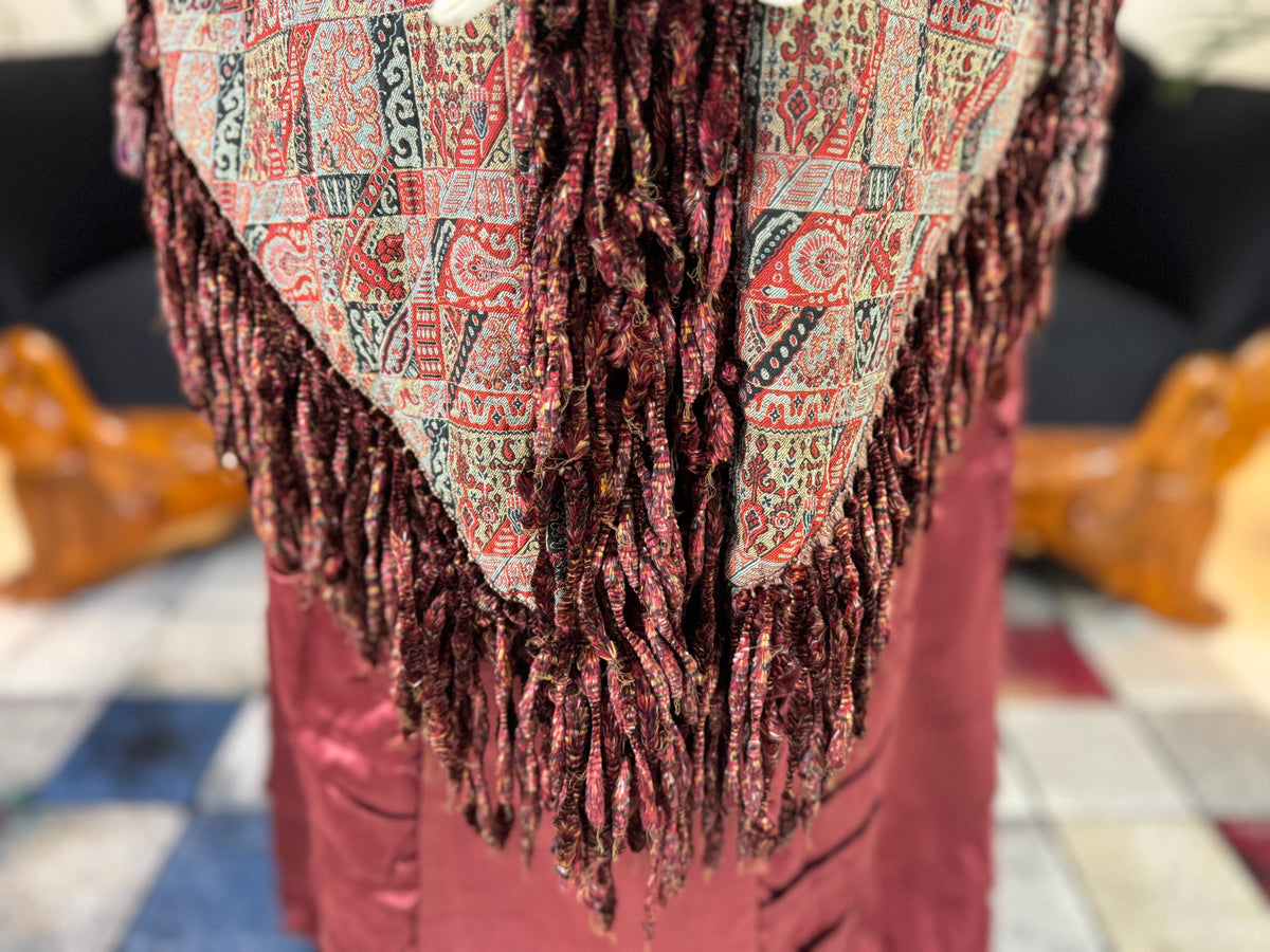 Antiker viktorianischer Paisley-Dolman, ca. 1880