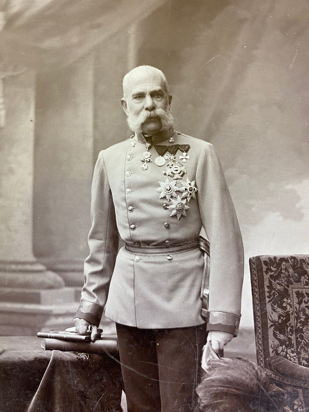 Cadre cadeau, Kaiser Franz Josef, Autriche, vers 1897