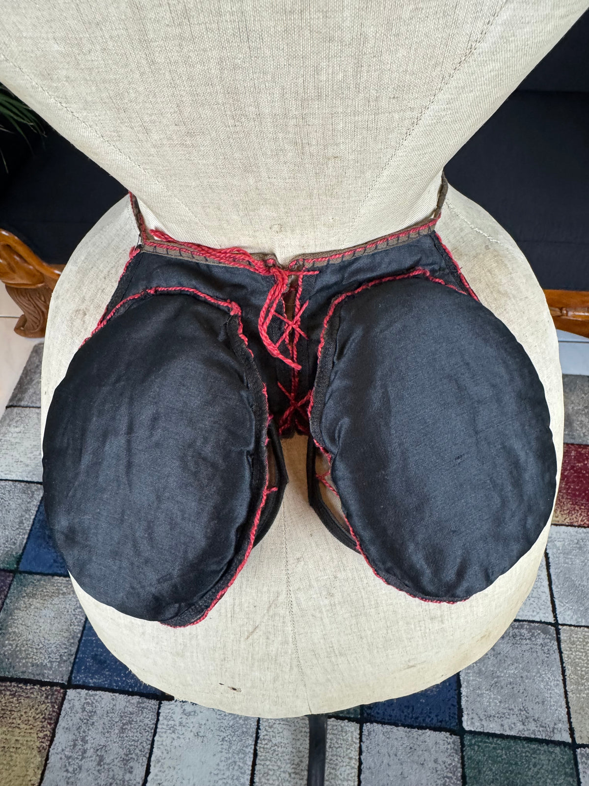 V.C.B Spring Frame Skirt Pad, ca. 1895 – Rare Victorian Wire Dress Support
