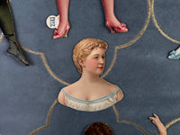 Antike Schnittpapierpuppen, Deutschland, ca. 1890er Jahre