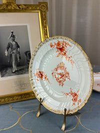 Neuosier-Speiseteller, Kaiser Wilhelm II., datiert 1908