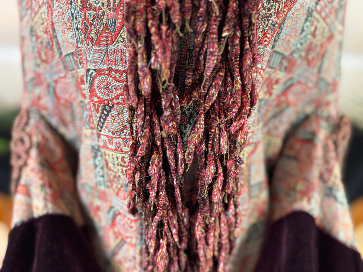 Antiker viktorianischer Paisley-Dolman, ca. 1880