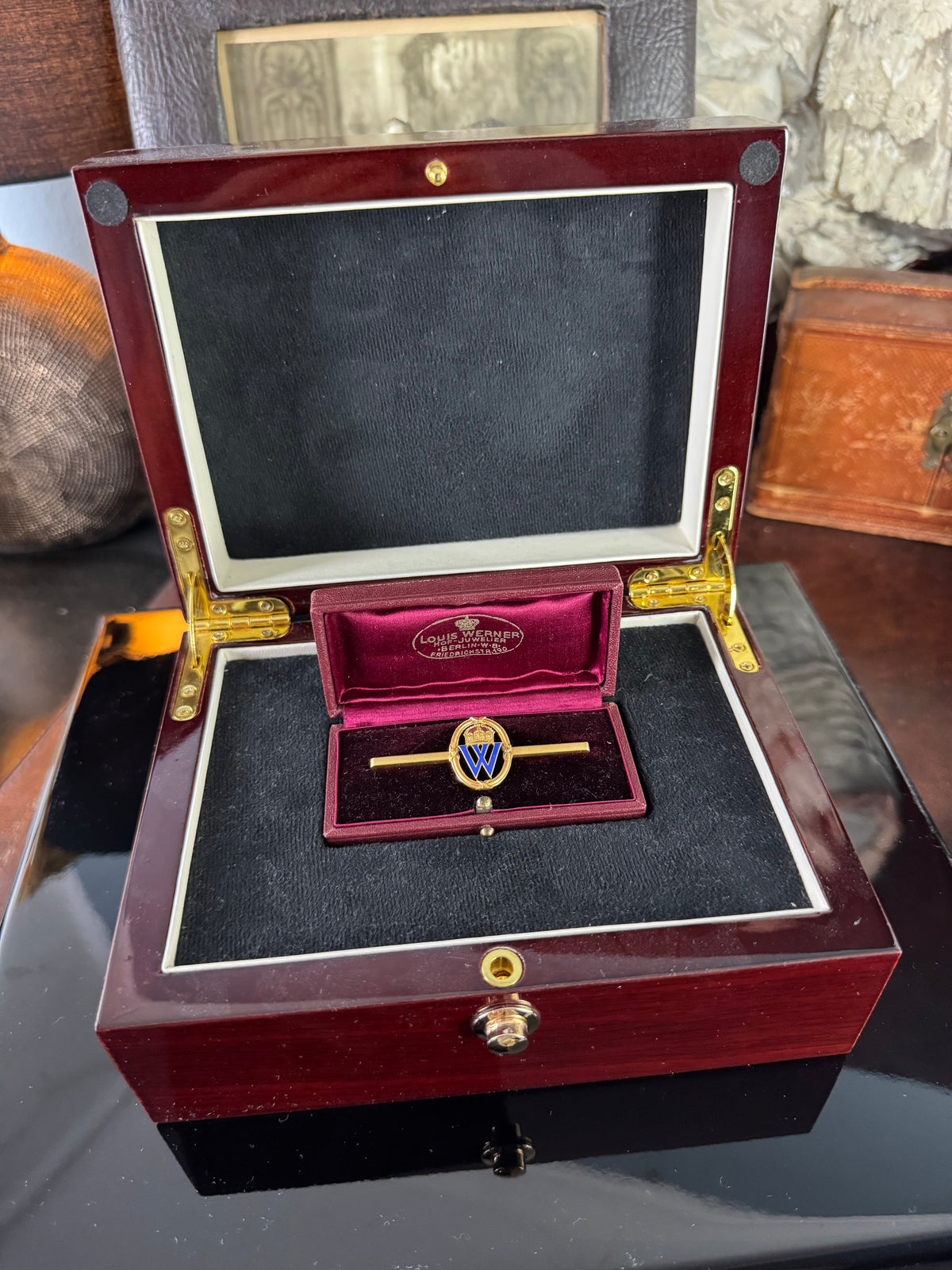 Épingle de présentation de l'empereur Guillaume II – Bijou rare du joaillier de la Cour Werner, Berlin