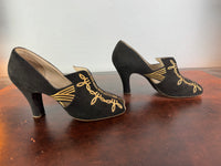 Antique 1910 evening shoes by Bally, Dutch court supplier N. Smit