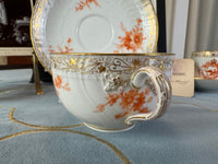 Neuosier-Tasse mit Untertasse, Kaiser Wilhelm II., datiert 1894 und 1897