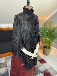 Antiker viktorianischer Dolman mit Perlenbesatz, ca. 1884