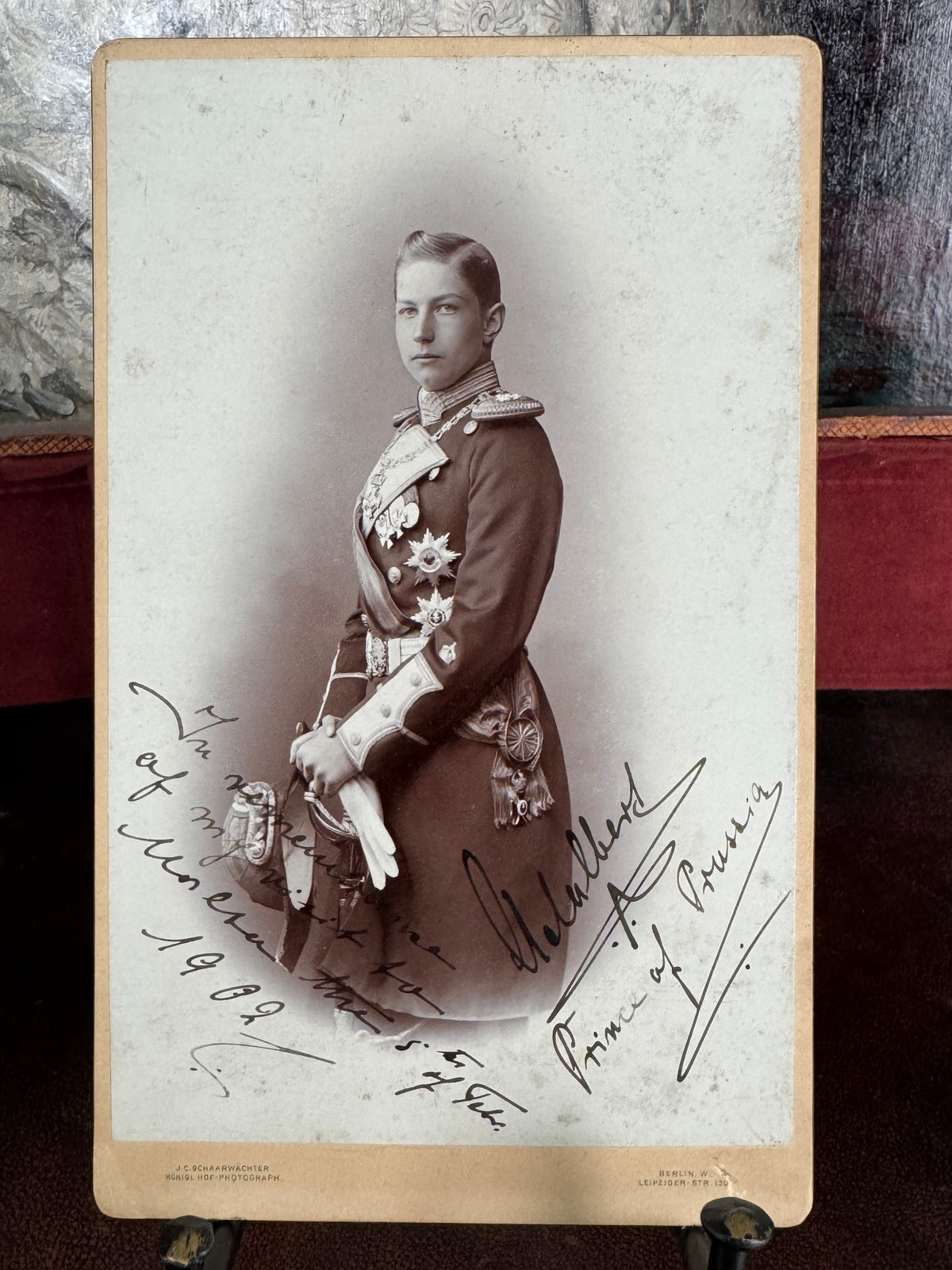 Messjacke und Weste von Prinz Adalbert von Preußen, ca. 1908