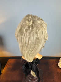 Victorian Theatrical Horsehair Wig, London ca. 1890 – Clarkson Maker, Wellington Street