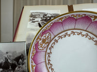 Damast-Serviceschale, Kaiser Wilhelm II., datiert 1906
