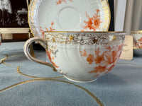 Neuosier-Tasse mit Untertasse, Kaiser Wilhelm II., datiert 1894 und 1897
