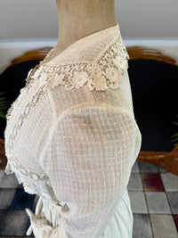 Antikes Crêpe-Baumwollkleid, ca. 1914