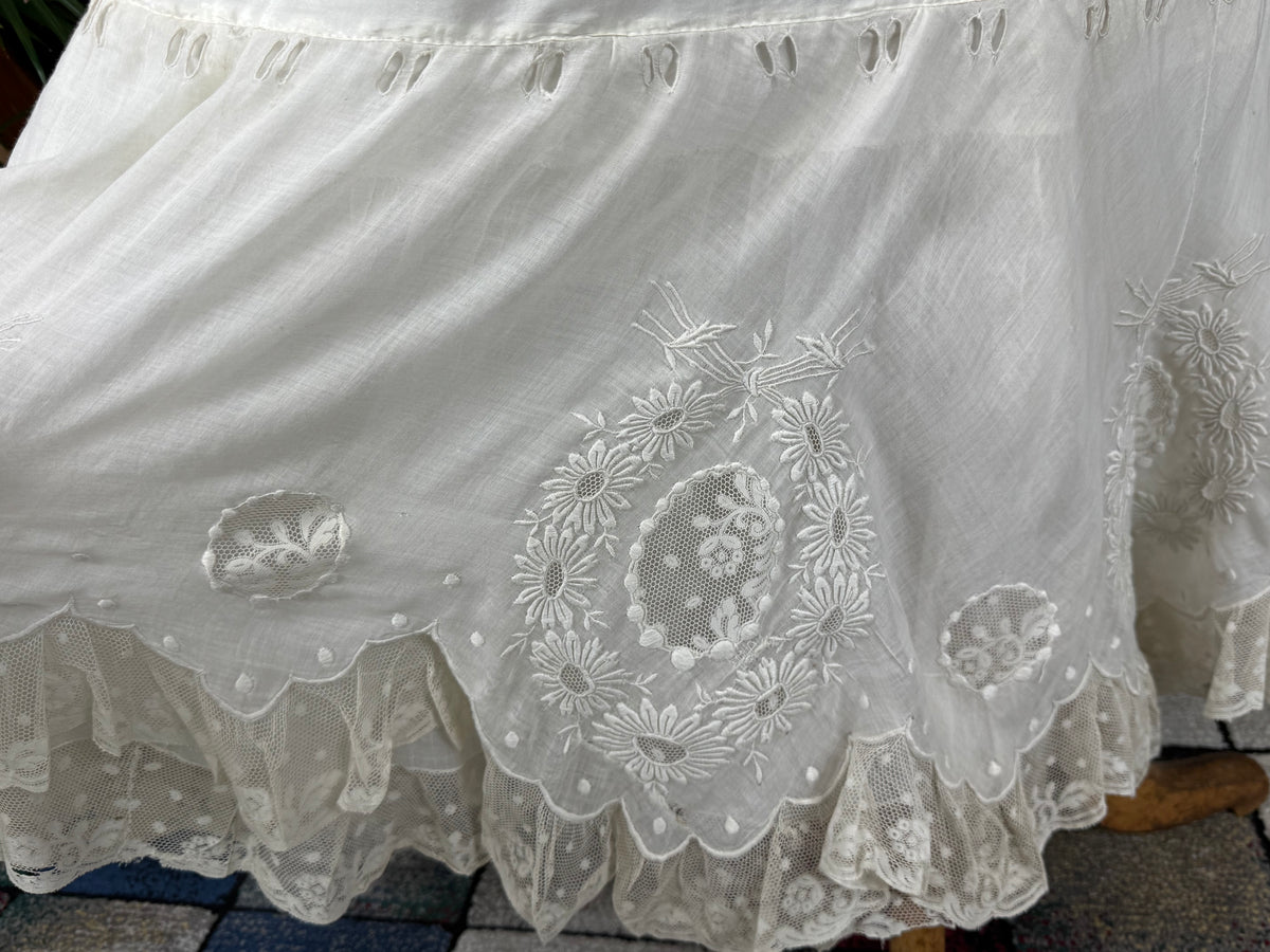Antique Edwardian Petticoat 1911  - Lady Gillman Bridal Trousseau