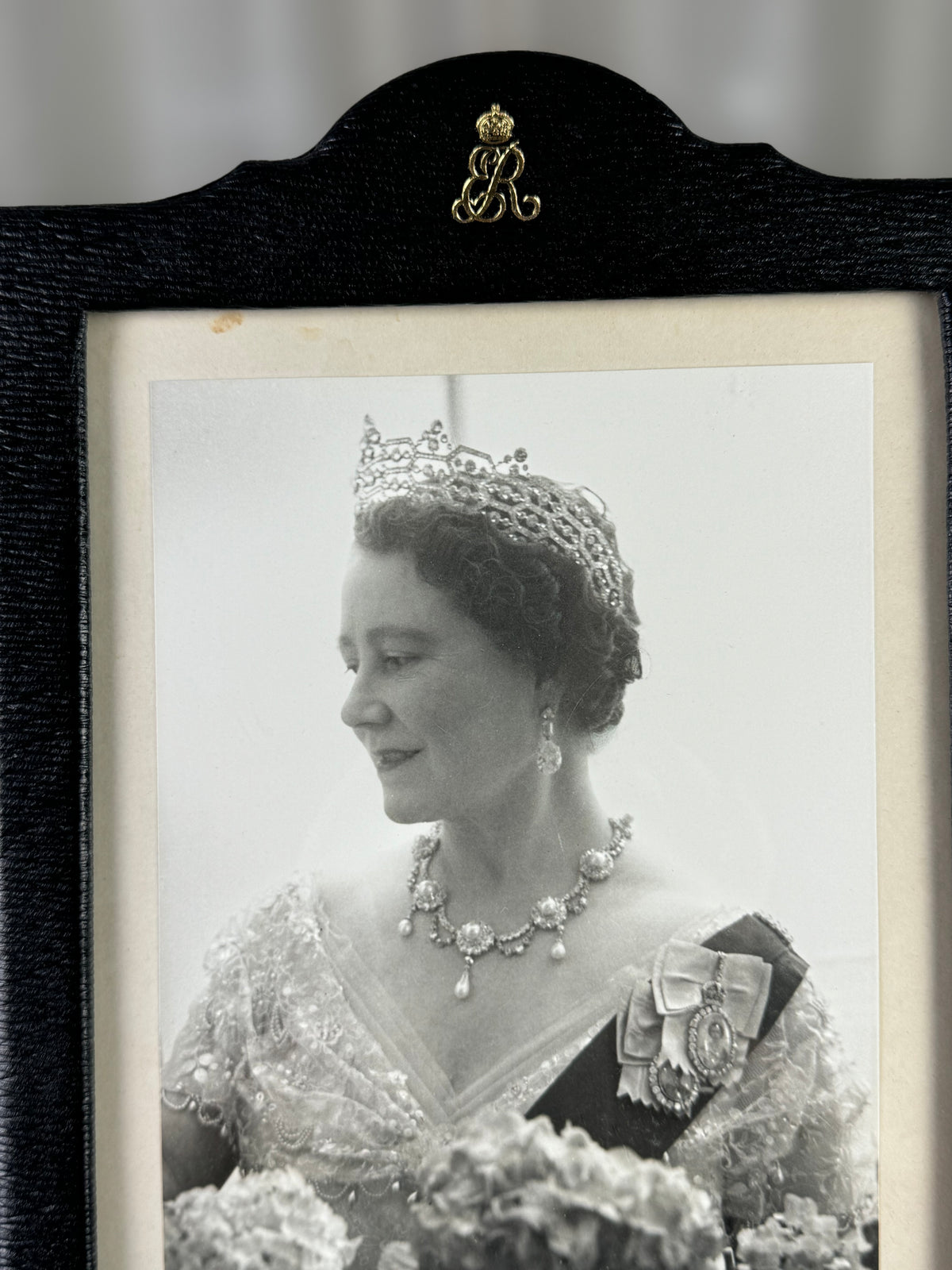 Signiertes Foto von Königinmutter Elizabeth, Queen Mum, 1962