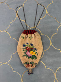 Antike Perlentasche, Deutschland, ca. 1890