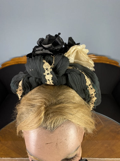 Tüllhaube, ca. 1888