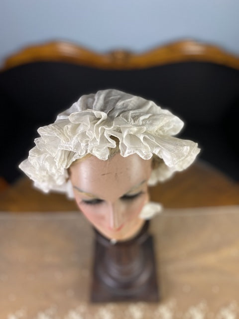 Boudoir-Haube, ca. 1890