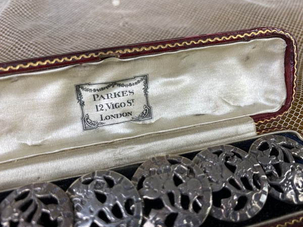 Boutons pour hommes PARKES, Londres, vers 1898