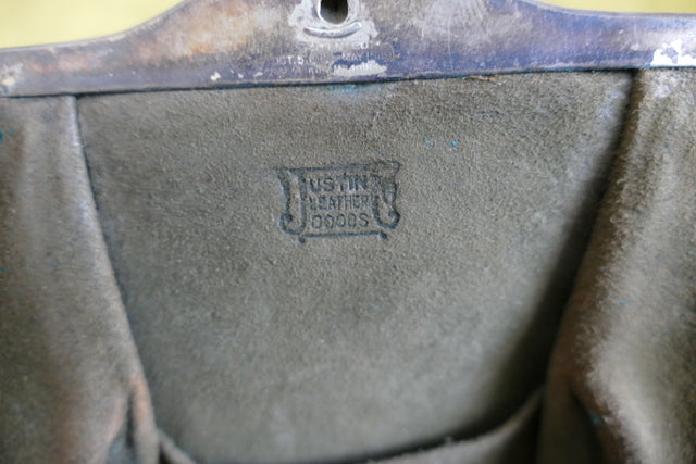 JUSTIN Ledertasche, ca. 1918