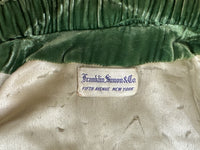 1925 green velvet jacket