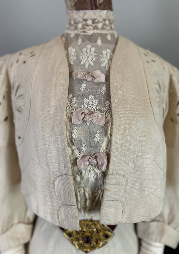 Leinen-Spazierkleid, Amerika, ca. 1904