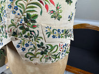 Georgian Cream Silk Embroidered Waistcoat, England ca. 1790 – Vibrant Antique Menswear