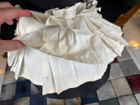 White Linen Four‑Tier Bustle Pad, ca. 1898 – Rare Victorian Dress Support