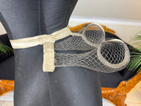 American Braided Wire Co. Wire Work Bustle – Victorian Two‑Coil Dress Support with Label