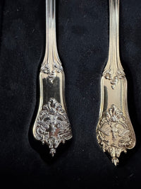 Couverts en argent doré, service Rococo, Empereur Guillaume II