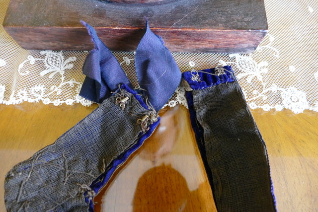 Blauer Samtkragen, ca. 1895