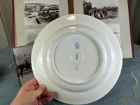 Damast-Service-Servierplatte, Kaiser Wilhelm II., datiert 1906