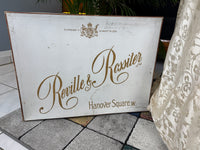 Edwardian wedding ensemble by Reville & Rossiter London with original box, shoes and accessories, Lady Gillman provenance, 1911