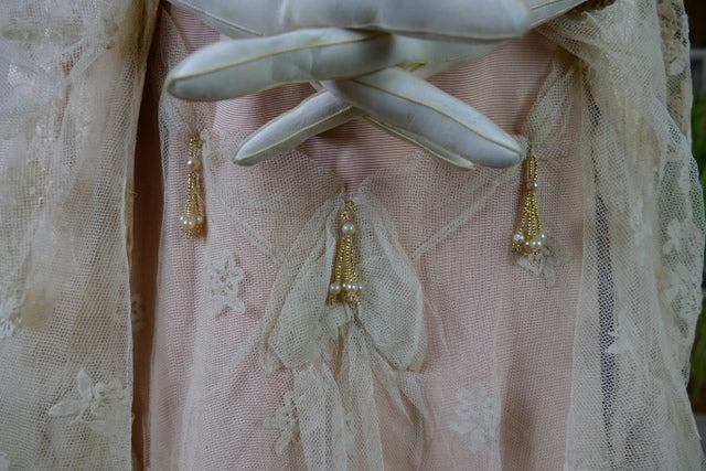 LARUE Ballkleid, Bordeaux-Biarritz, ca. 1898