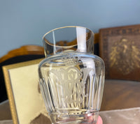 Vier kleine Wassergläser, Kaiser Wilhelm II., um 1900