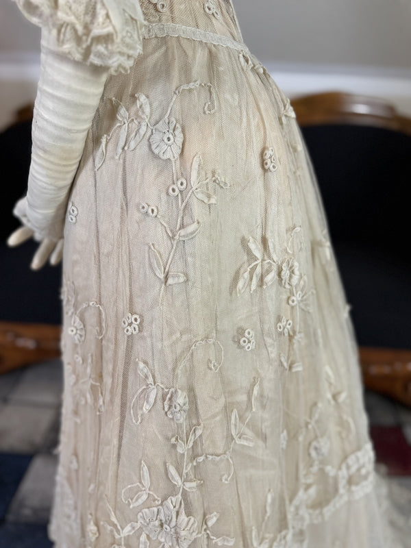 Antikes edwardianisches Dessous-Kleid, ca. 1903