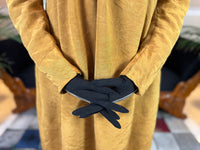 Antikes Regency-Kleid aus goldener Moiré-Seide, ca. 1815-1820