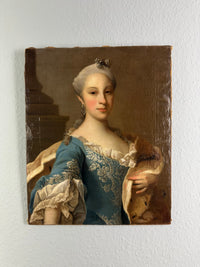 Höfisches Rokoko-Porträt eines Wiener Paares, ca. 1760 – Österreichische Adelsmalerei des 18. Jahrhunderts