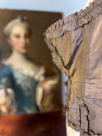 Rokoko-Mieder für ein junges Mädchen, Frankreich, um 1780 – Antikes handgenähtes Kleidungsstück aus dem 18. Jahrhundert
