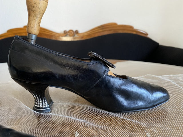 Ballschuhe, Strassabsatz, ca. 1909