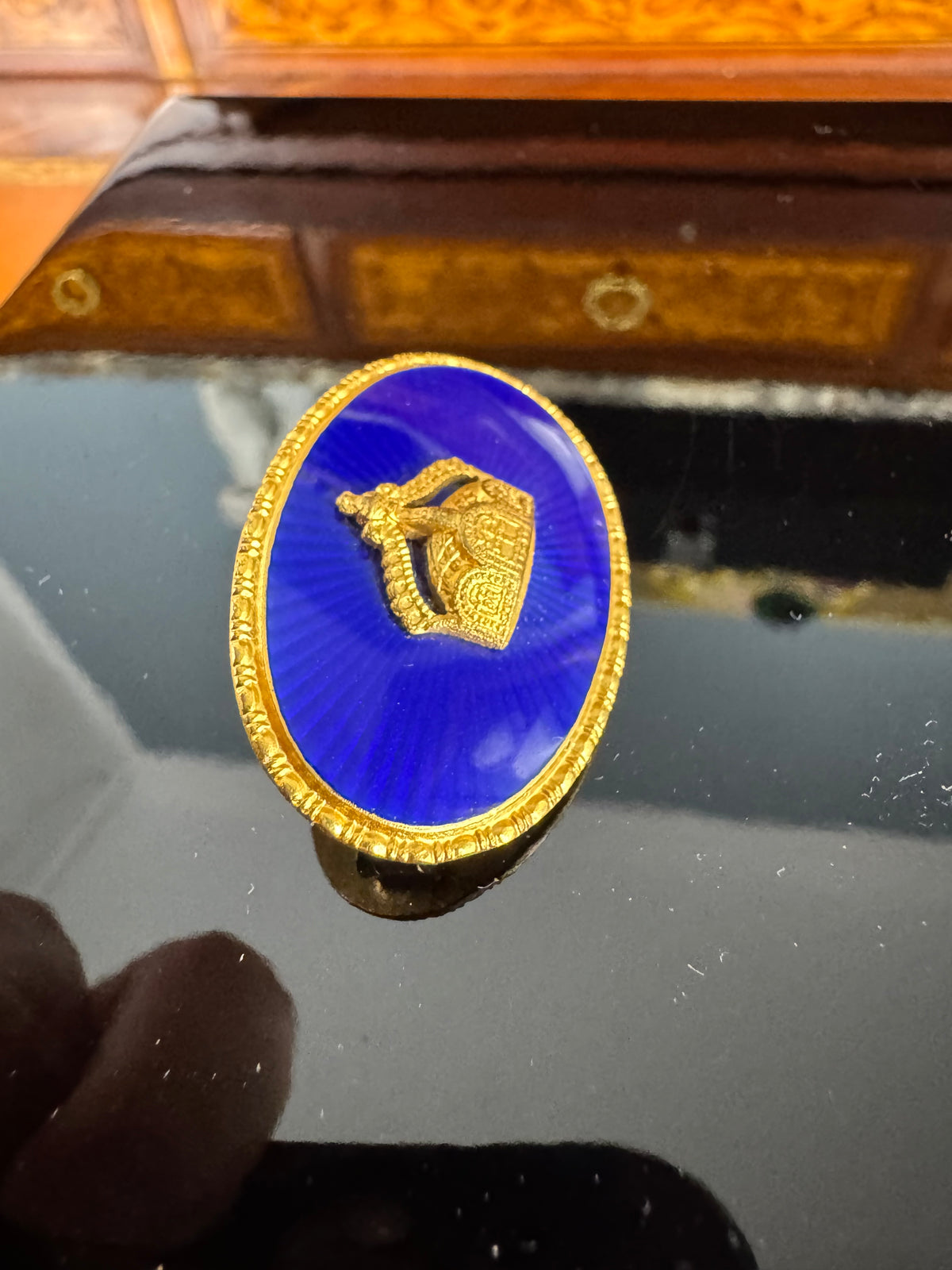 Imperial Gift Brooch with Imperial Crown of Kaiser Wilhelm II, ca. 1900