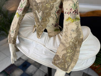 Seltenes Rokoko-Mieder, ca. 1765 – handgenähtes französisches Kleidungsstück aus dem 18. Jahrhundert