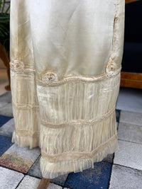 Edwardian wedding petticoat by Reville & Rossiter London, Lady Gillman provenance, 1911