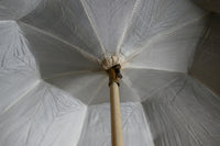 Brüsseler Spitzenschirm mit Spulenapplikation, ca. 1870