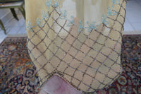 Antikes seidenes, perlenbesetztes Cocktailkleid, ca. 1926